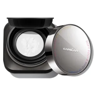 CARSLAN Soft Focus Loose Setting Powder, Waterproof, Matte, Oil Control, Shine Free, Talc-Free Face Powder Makeup, 24H Longwear Finishing Powder, 02 Translucent For Oily