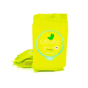 CELAVI - Green Tea Makeup Remover Wipes