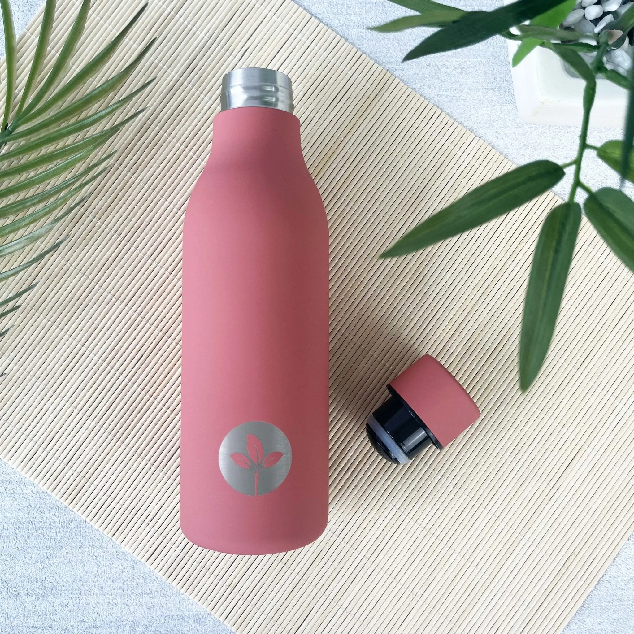 Cherish Planet Soft-touch Stainless Steel Water Bottle (550ml)