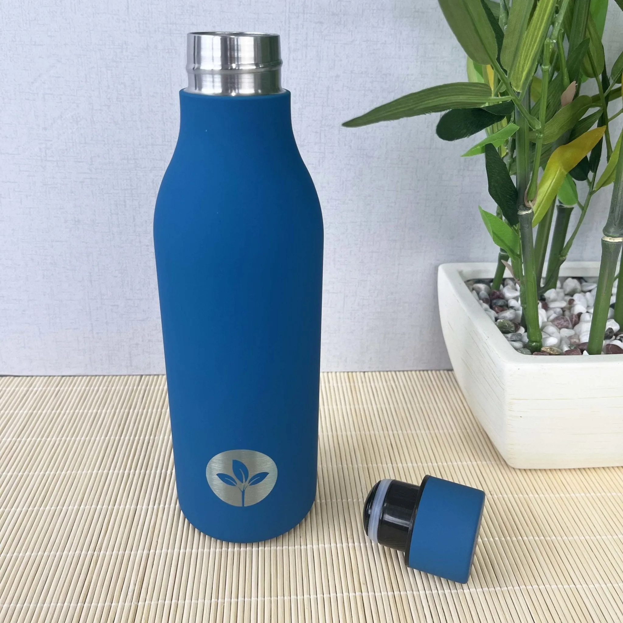 Cherish Planet Soft-touch Stainless Steel Water Bottle (550ml)