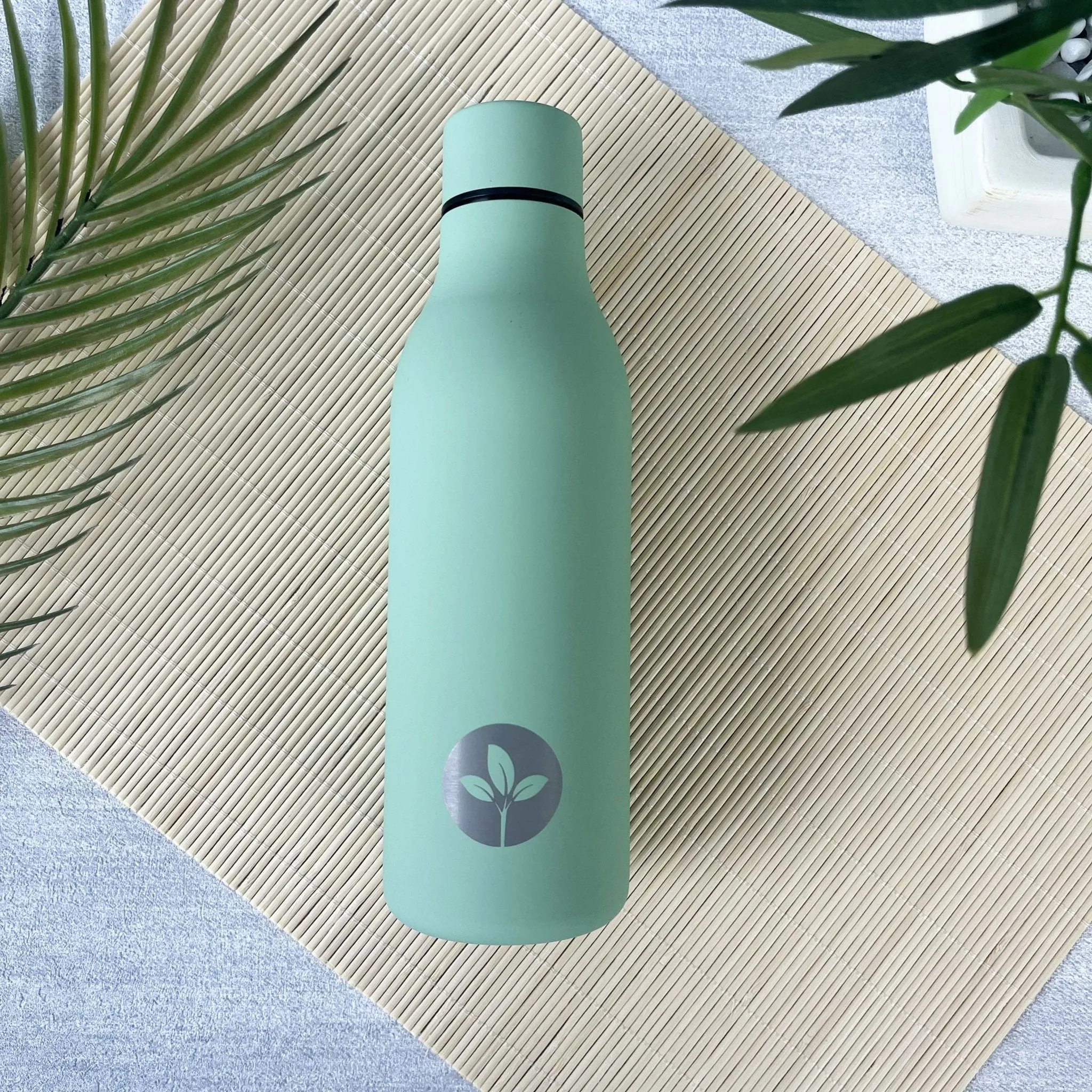 Cherish Planet Soft-touch Stainless Steel Water Bottle (550ml)