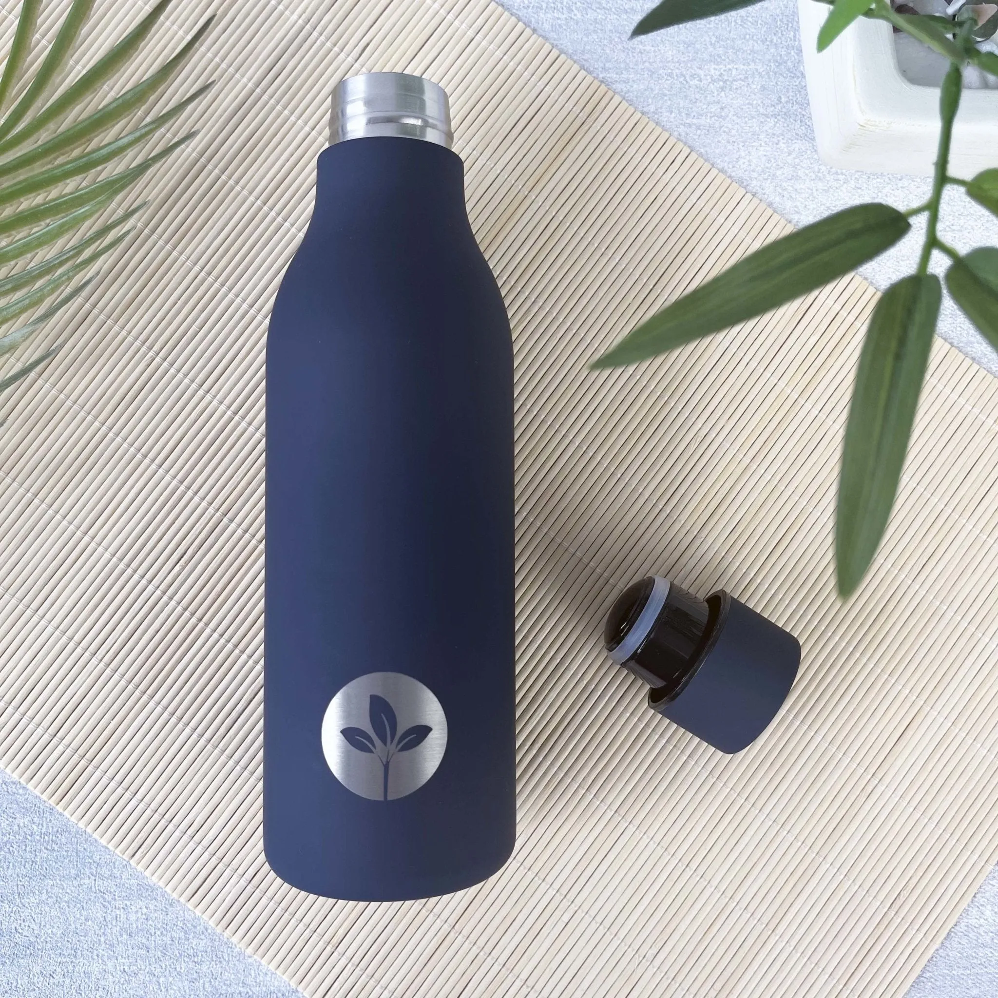 Cherish Planet Soft-touch Stainless Steel Water Bottle (550ml)