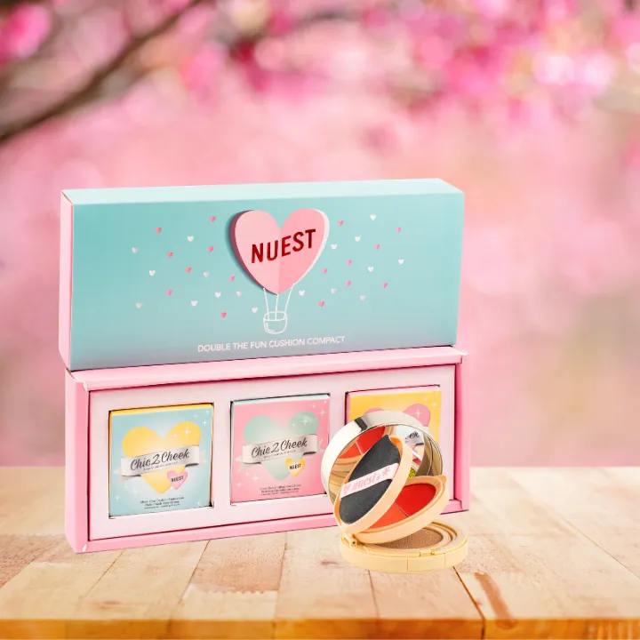 Chic2Chhek 3 Tiered Compact - Lips & Cheek