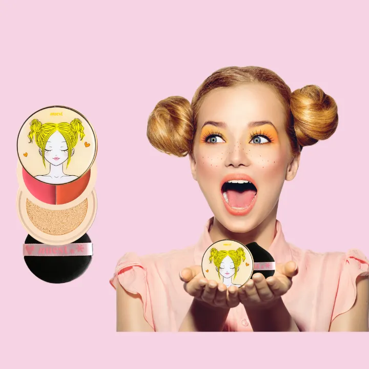 Chic2Chhek 3 Tiered Compact - Lips & Cheek
