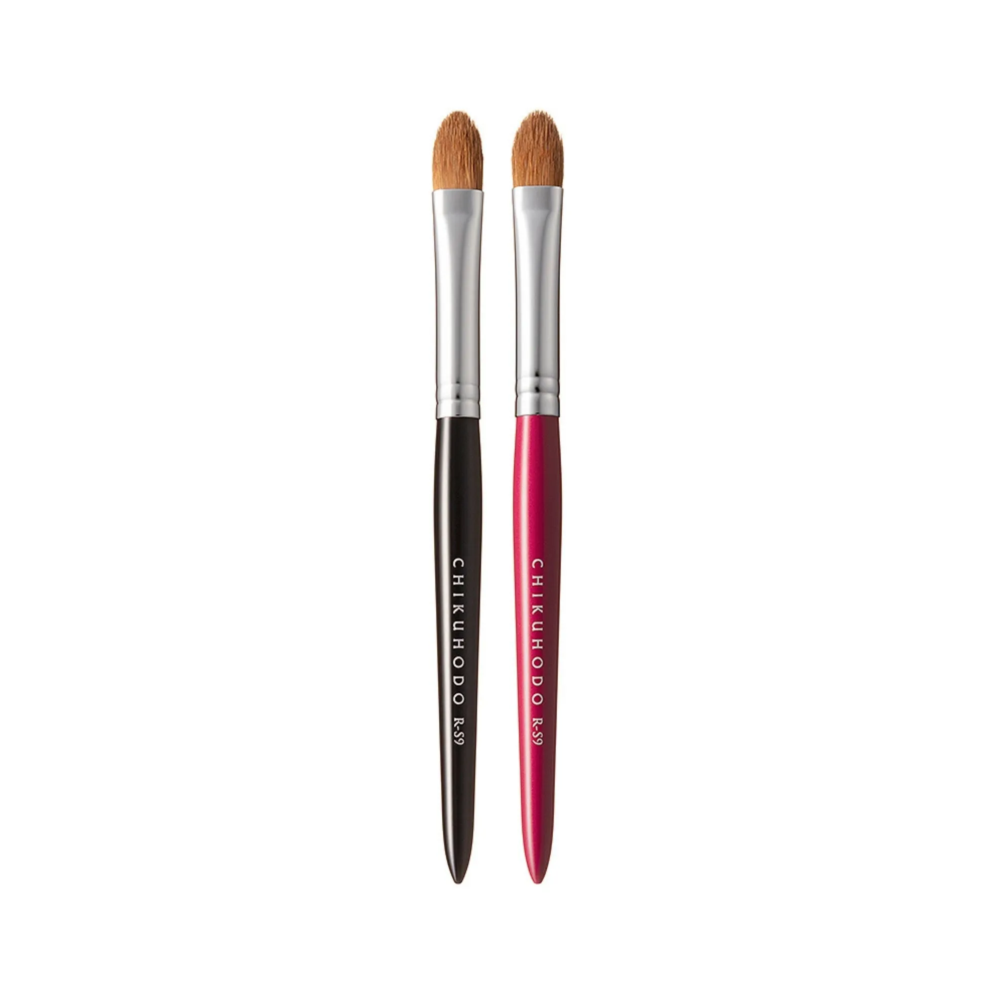 Chikuhodo Eyeshadow Brush, Regular Series (R-S9 Black / RR-S9 Red)
