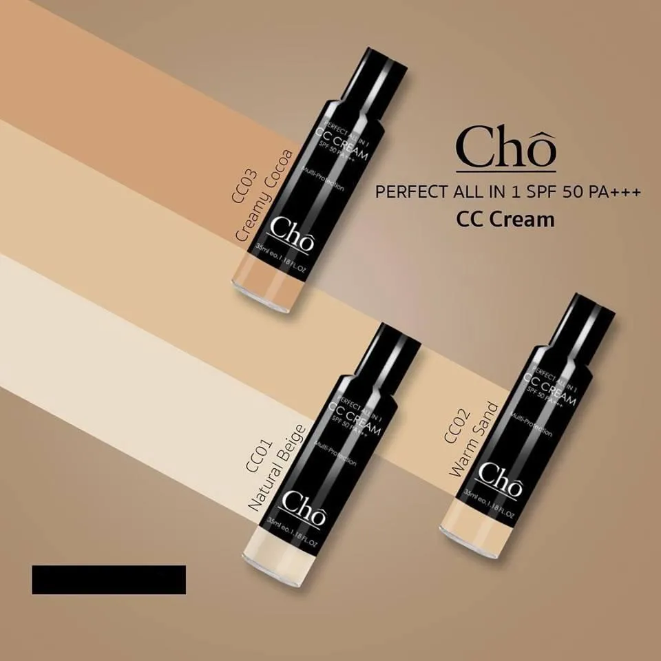 Cho perfect all in 1 cc cream spf50 PA    **มีให้เลือกถึง 3 เฉดสี**