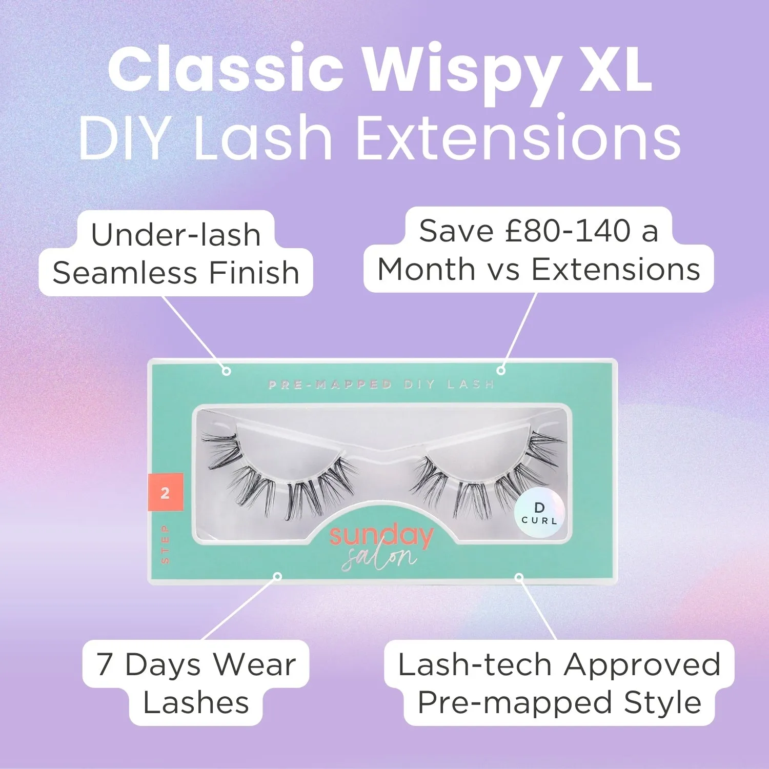 Classic Wispy XL Pre-mapped Cluster Lashes