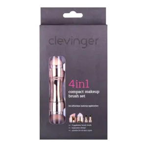 Clevinger - 4 in 1 Compact Makeup Brush Set