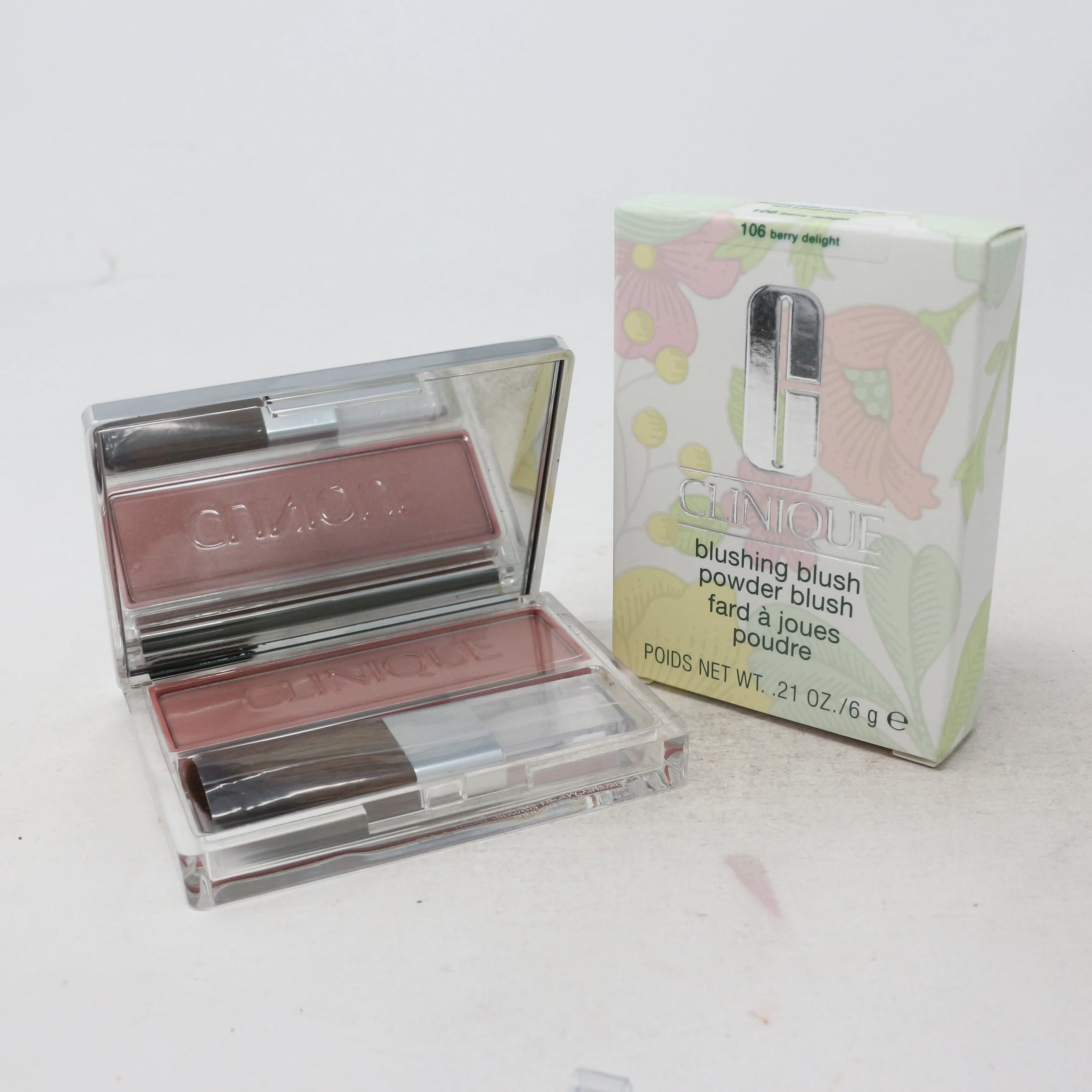 Clinique Blushing Blush Powder Blush  0.21oz/6g New With Box