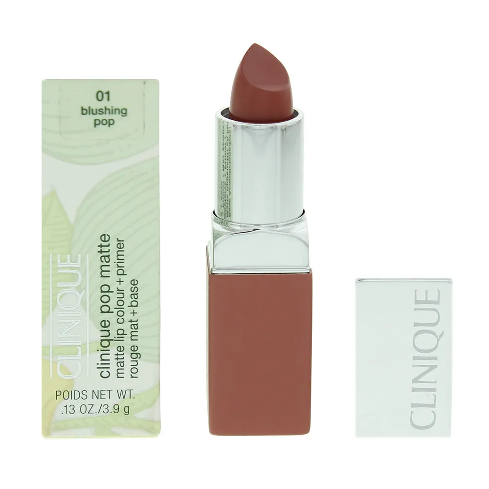 Clinique Pop Matte 01 Blushing Pop Lip Colour   Primer 3.9g