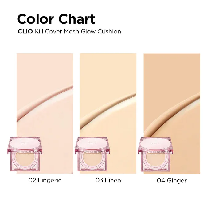 [CLIO] Kill Cover Mesh Glow Cushion Set ( Refill)