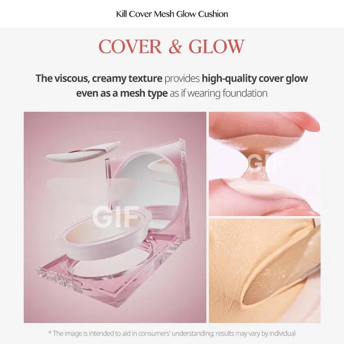 [CLIO] Kill Cover Mesh Glow Cushion Set ( Refill)