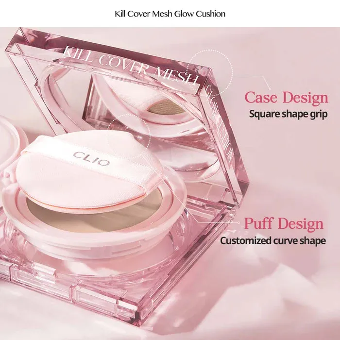 [CLIO] Kill Cover Mesh Glow Cushion Set ( Refill)