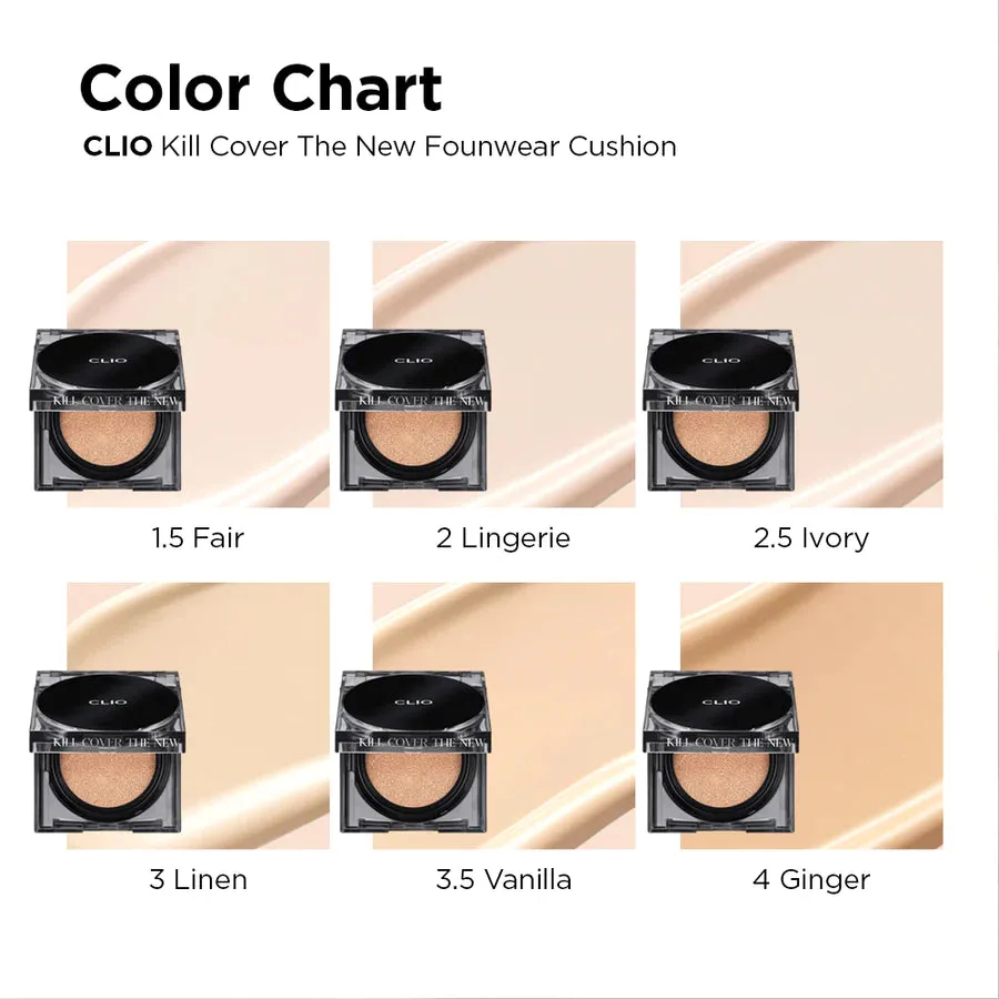 [CLIO] Kill Cover The New Founwear Cushion Set ( Refill)