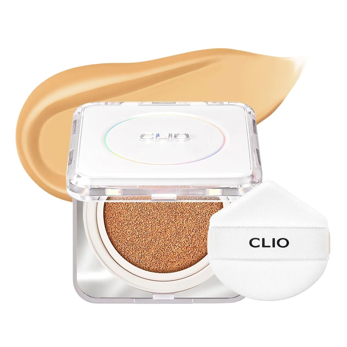CLIO The Original Kill Cover Founwear Cushion  Korean Makeup, Full High Coverage Foundation, Airy Satin Finish, Skin Fit, 24N HONEY
