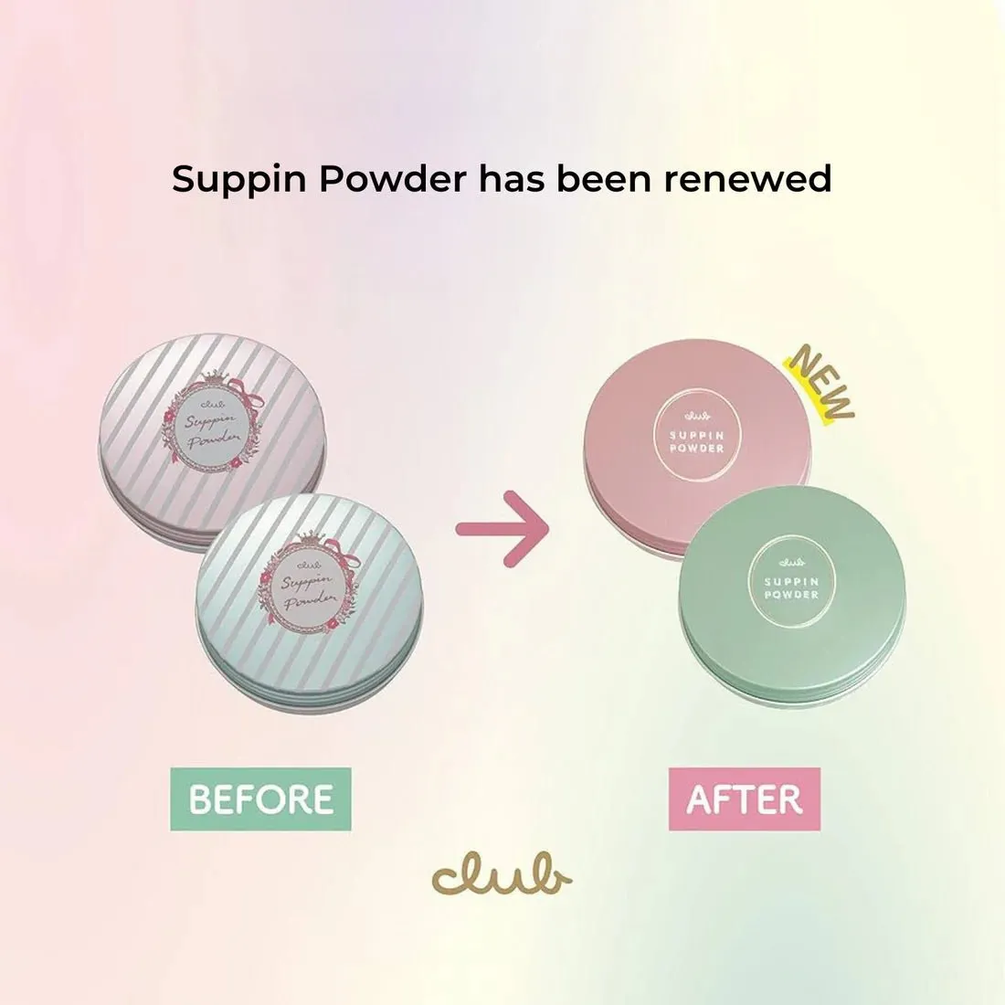 CLUB Suppin Powder C White Floral Bouquet 26g