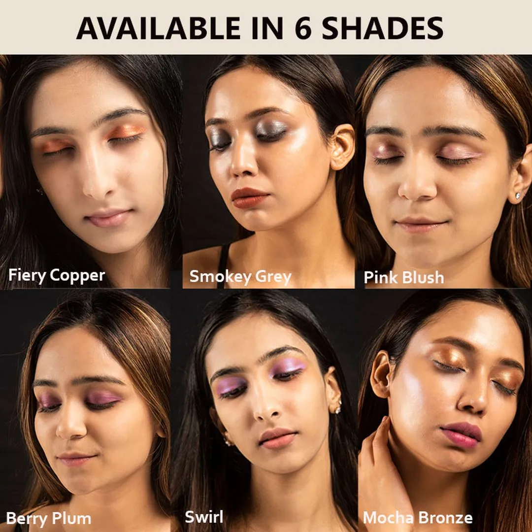Color Pop (Pink Blush) - Dual Shade (Pink with Gold sheen), Multi-Use Liquid Eyeshadow