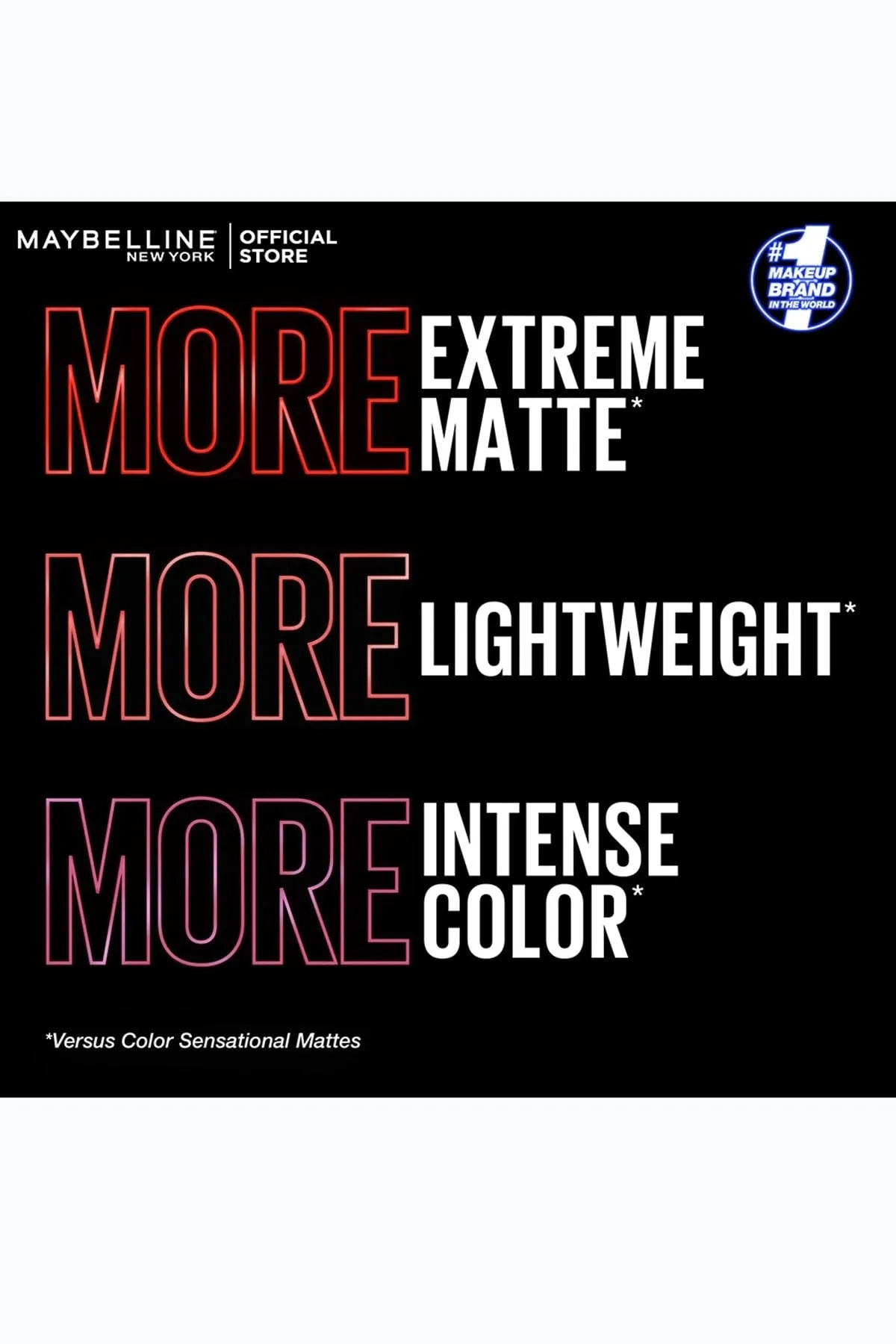 Color Sensational Ultimatte Lipstick - More Scarlet