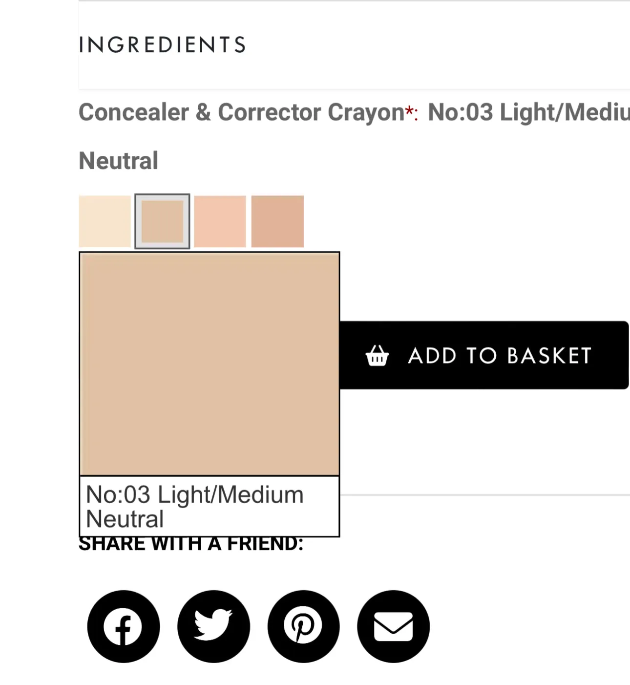 Concealer & Corrector Crayon
