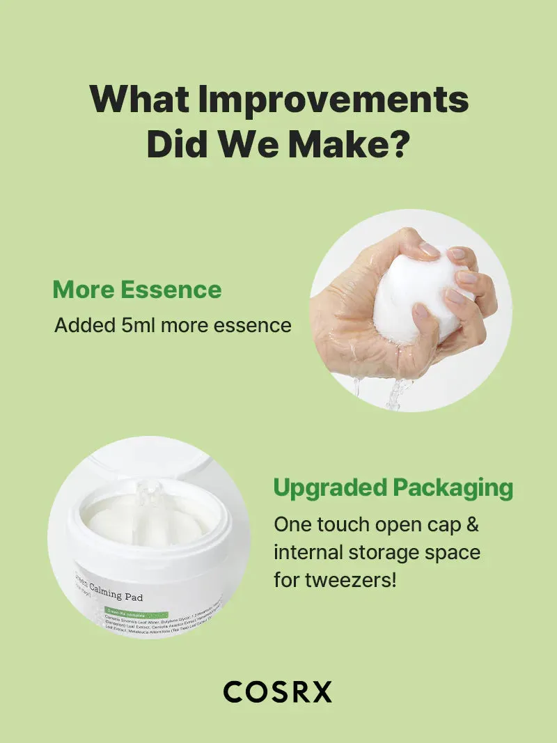 COSRX One Step Green Calming Pad شرائح البشره المهدئة