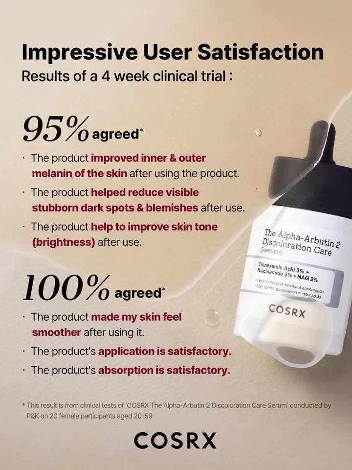 COSRX The Alpha Arbutin 2 Discoloration Care Face Serum 50ml
