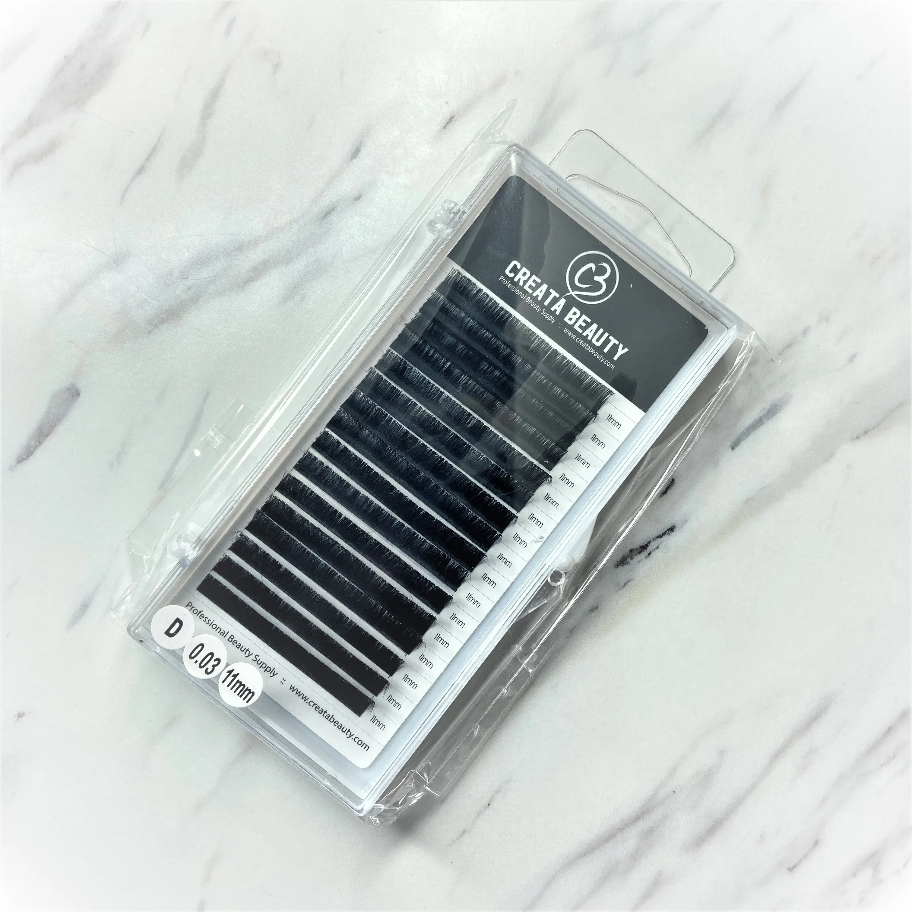 Creata Beauty Signature D-Curl Lash Tray - 0.03mm