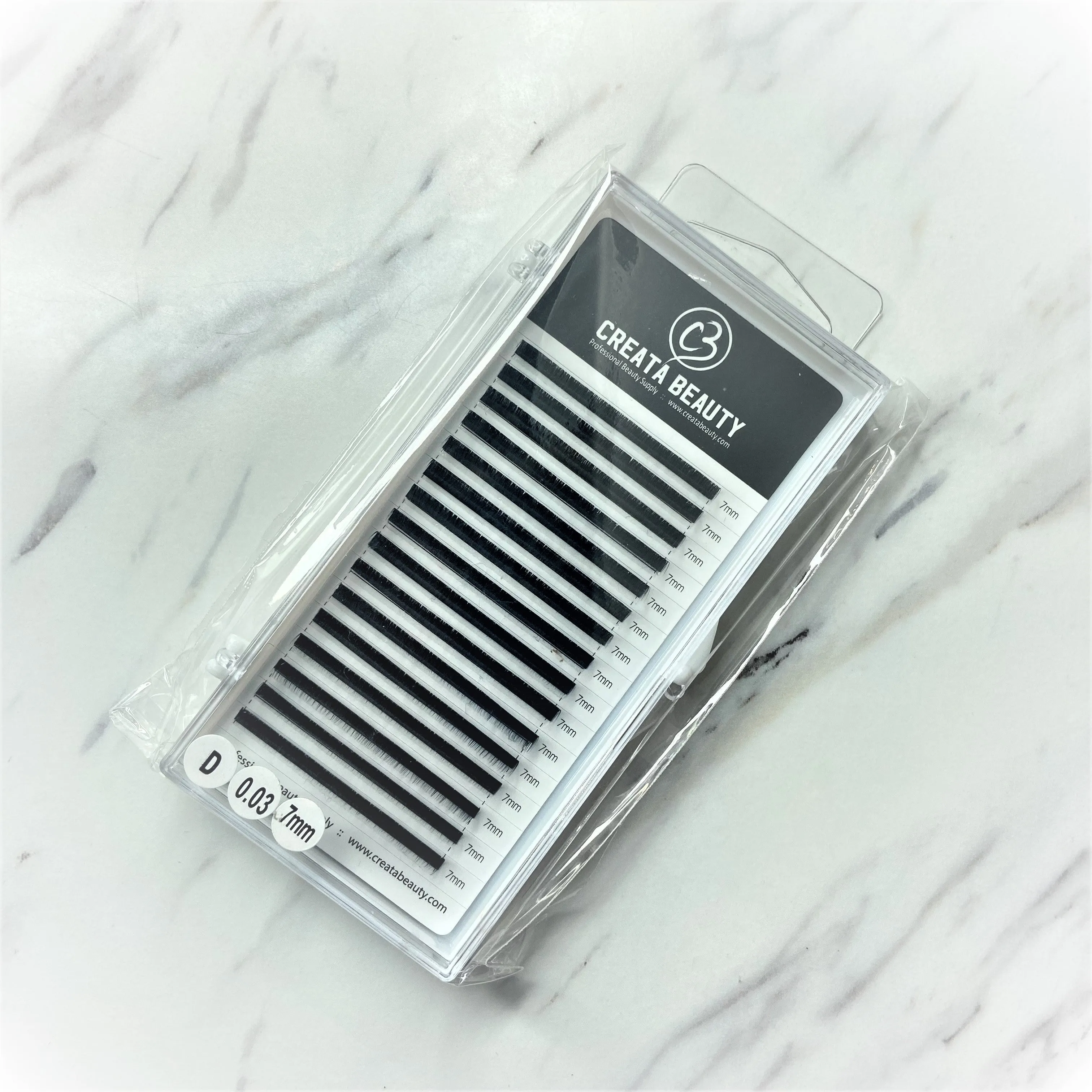 Creata Beauty Signature D-Curl Lash Tray - 0.03mm