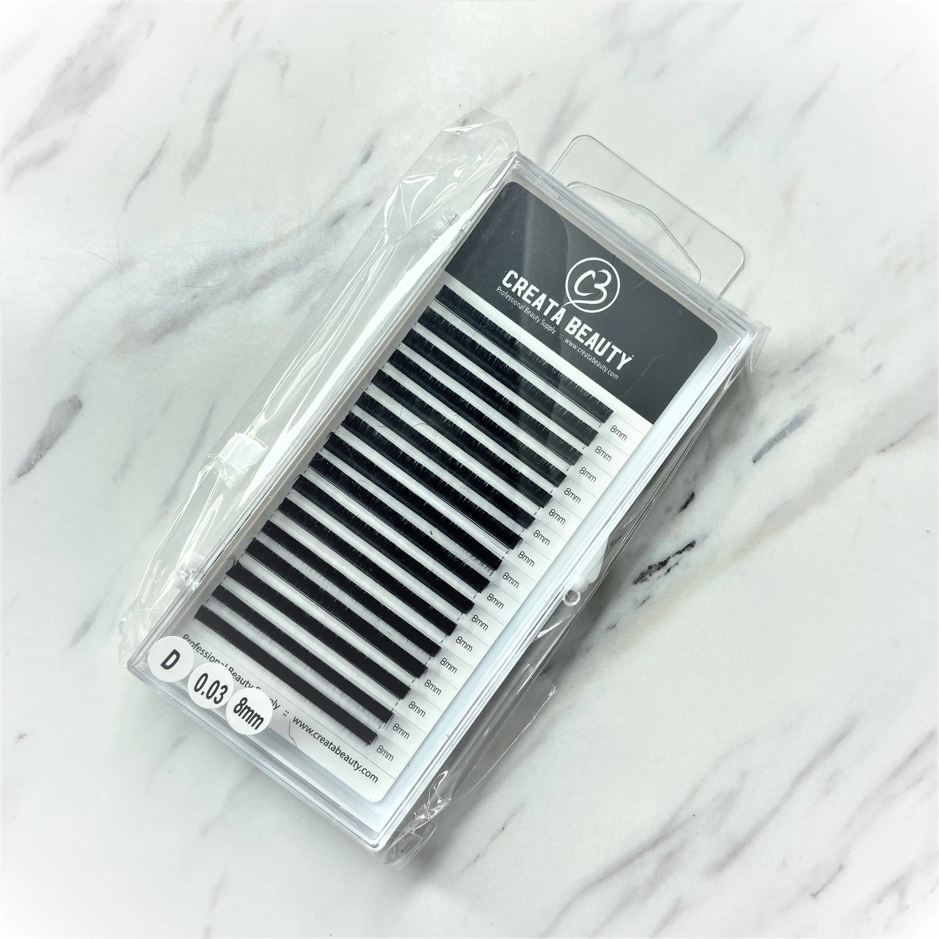 Creata Beauty Signature D-Curl Lash Tray - 0.03mm