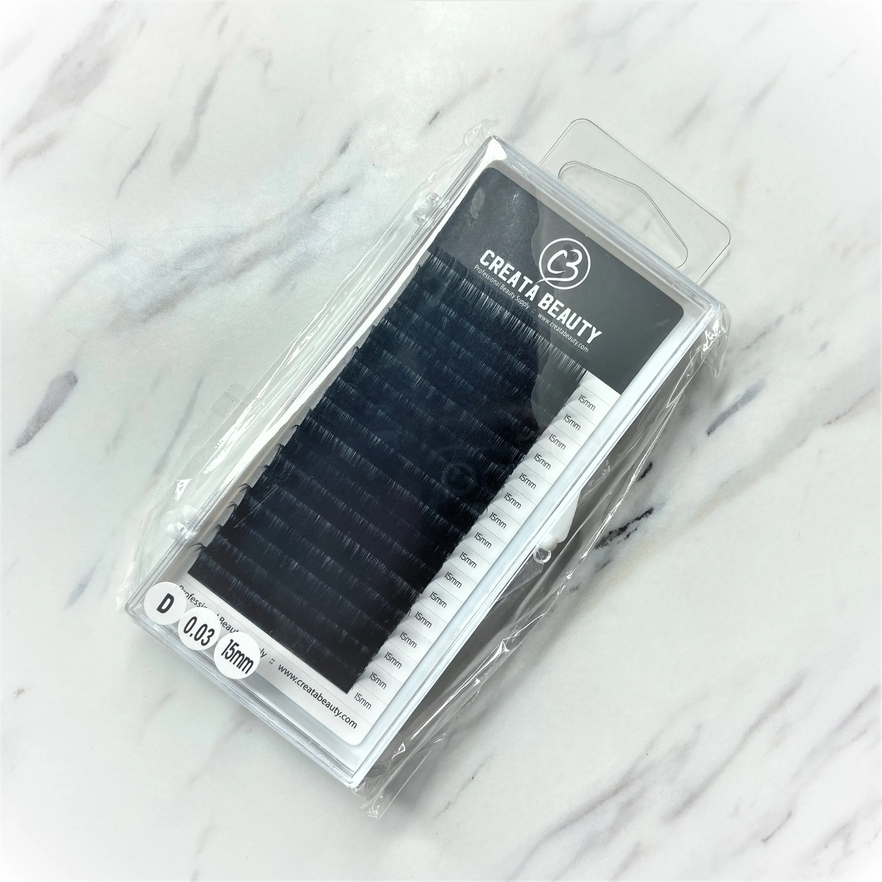 Creata Beauty Signature D-Curl Lash Tray - 0.03mm