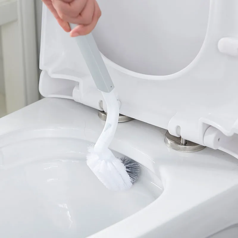 Creative Toilet Brush with Trash Bin and Trash Bag