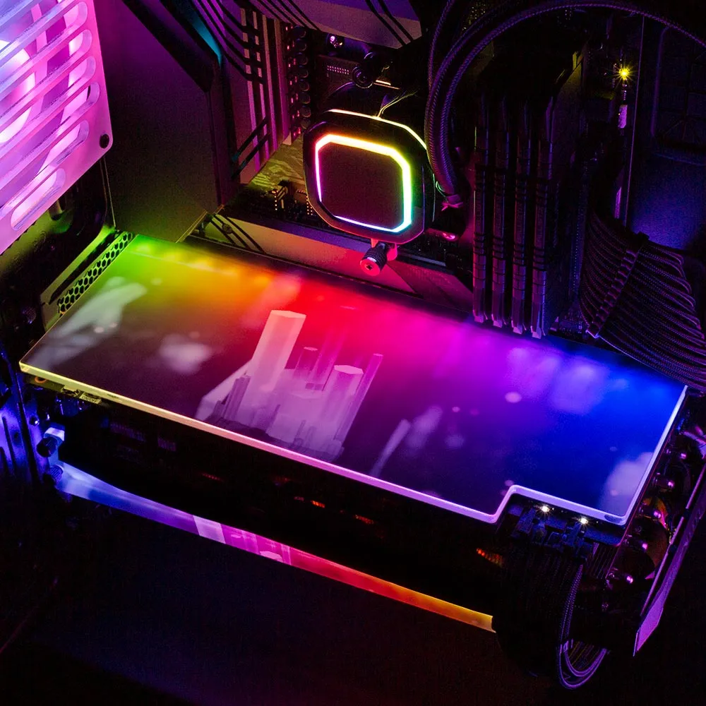 Crystal Line RGB GPU Backplate