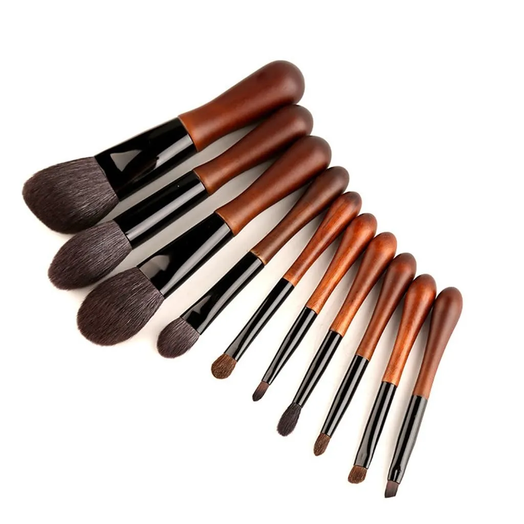 CSCDD 10pcs Makeup Brushes Set Beauty Tools Loose Powder Brushes Blush Brushes Beauty Tools Makeup