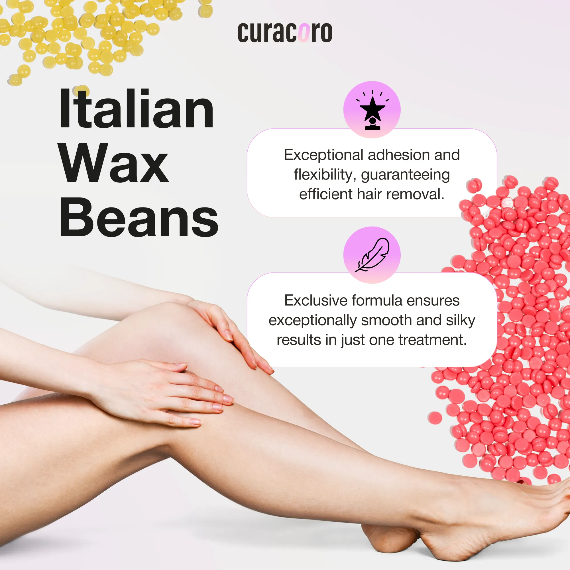 Curacoro Italian Wax Beans - Passion Fruit (500g)