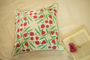 Cushion Cover Handblock Print-Kand Pushp