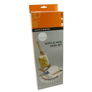 Daler Simply Acrylic Mini Easel Set
