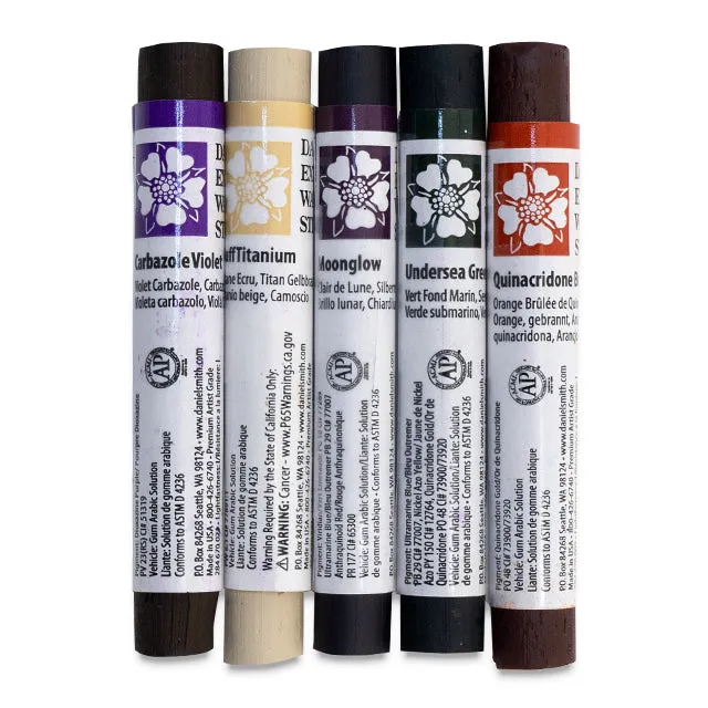 Daniel Smith Extra Fine Watercolor Sticks - Enhanced Secondary Mixing Palette Set of 5