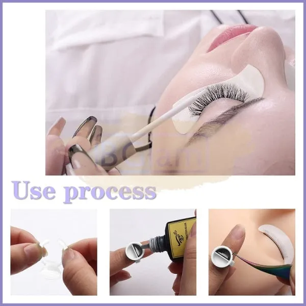 Disposable Glue/Pigment Ring Cup with 2 Slots - Big