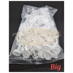 Disposable Glue/Pigment Ring Cup with 2 Slots - Big