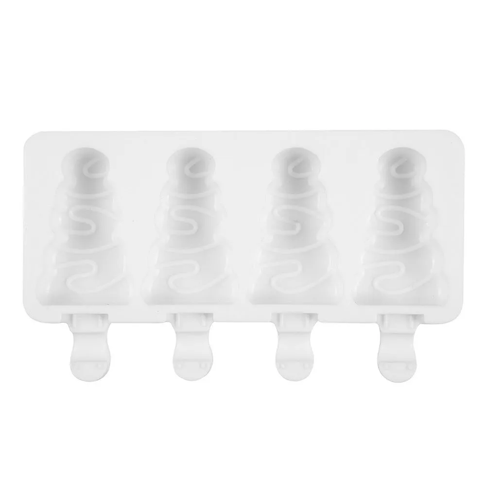 DIY Ice Cream Mold Handmade Conjoined Ice Cream Mold Multi-style Silicone