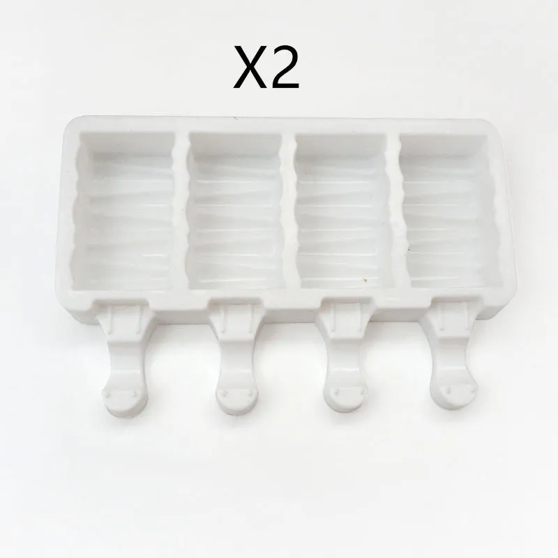DIY Ice Cream Mold Handmade Conjoined Ice Cream Mold Multi-style Silicone