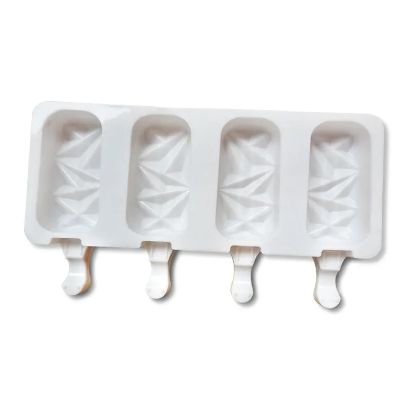 DIY Ice Cream Mold Handmade Conjoined Ice Cream Mold Multi-style Silicone