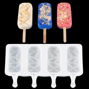 DIY Ice Cream Mold Handmade Conjoined Ice Cream Mold Multi-style Silicone