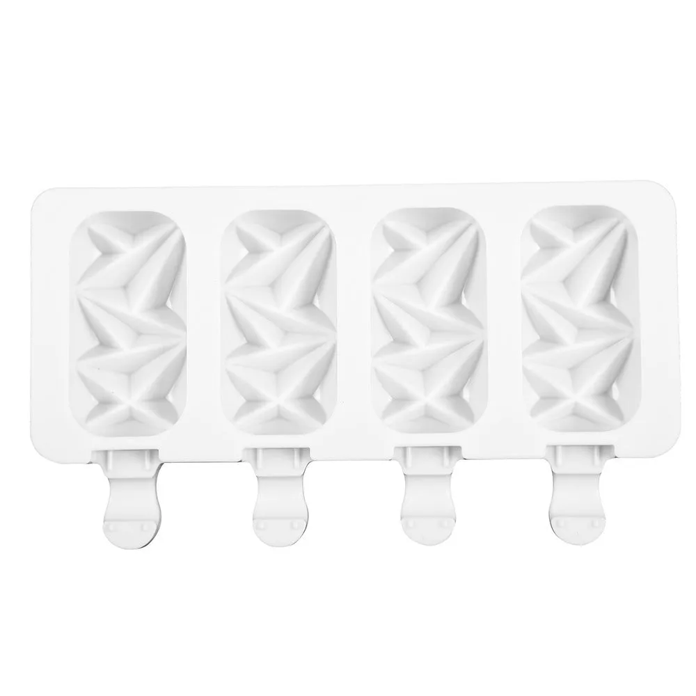 DIY Ice Cream Mold Handmade Conjoined Ice Cream Mold Multi-style Silicone