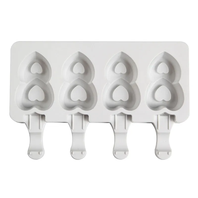 DIY Ice Cream Mold Handmade Conjoined Ice Cream Mold Multi-style Silicone