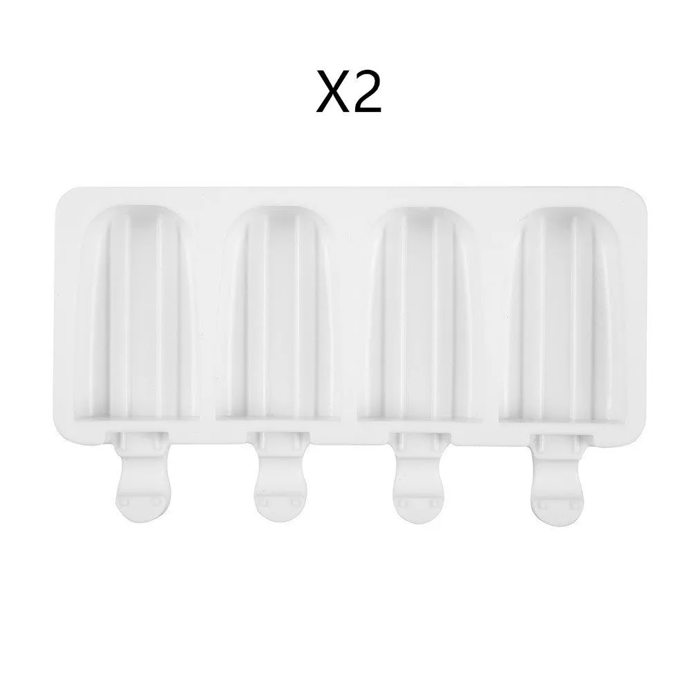 DIY Ice Cream Mold Handmade Conjoined Ice Cream Mold Multi-style Silicone