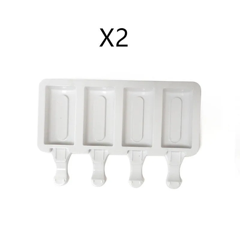 DIY Ice Cream Mold Handmade Conjoined Ice Cream Mold Multi-style Silicone