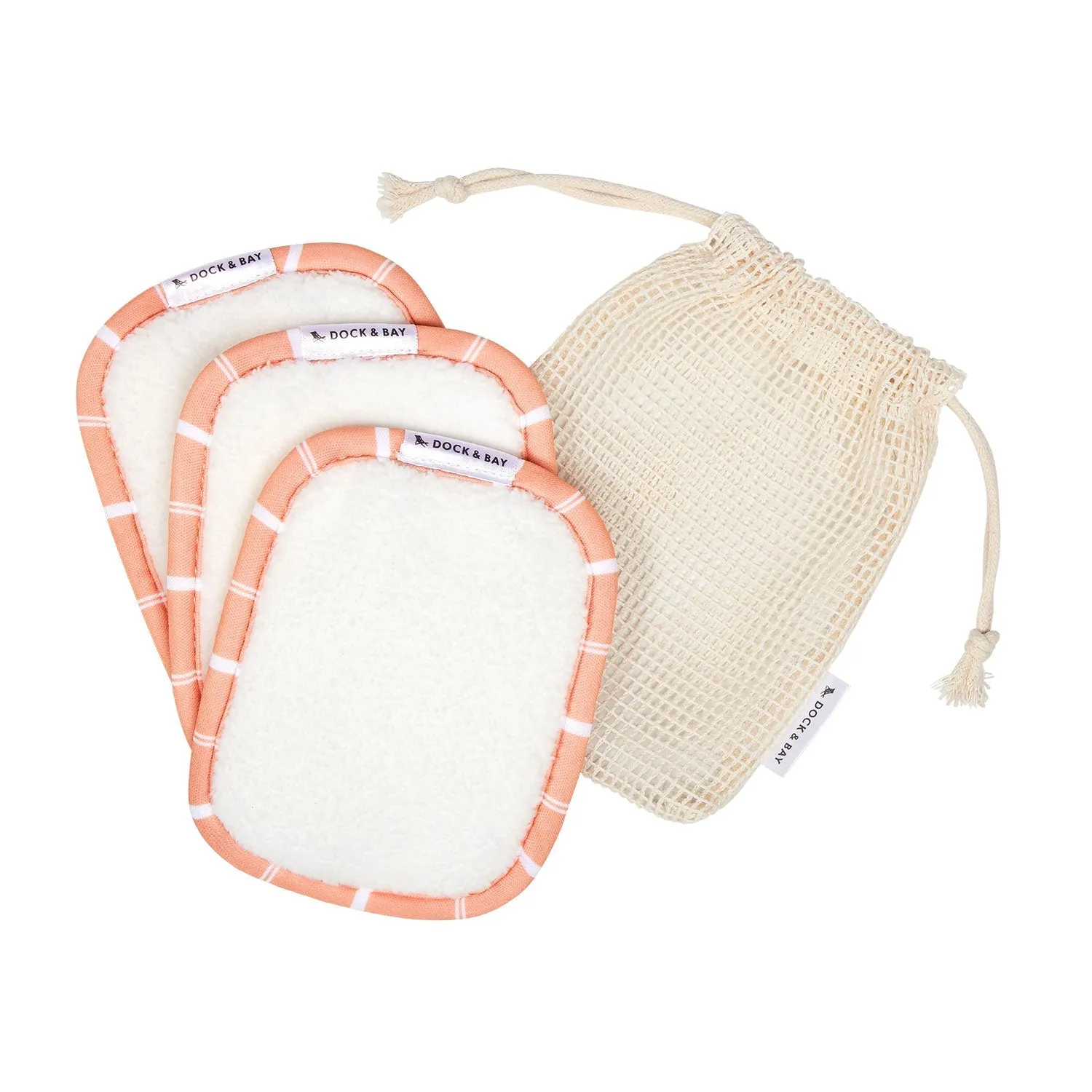 DOCK & BAY REUSABLE MAKEUP REMOVERS - SANDALWOOD TERRACOTTA