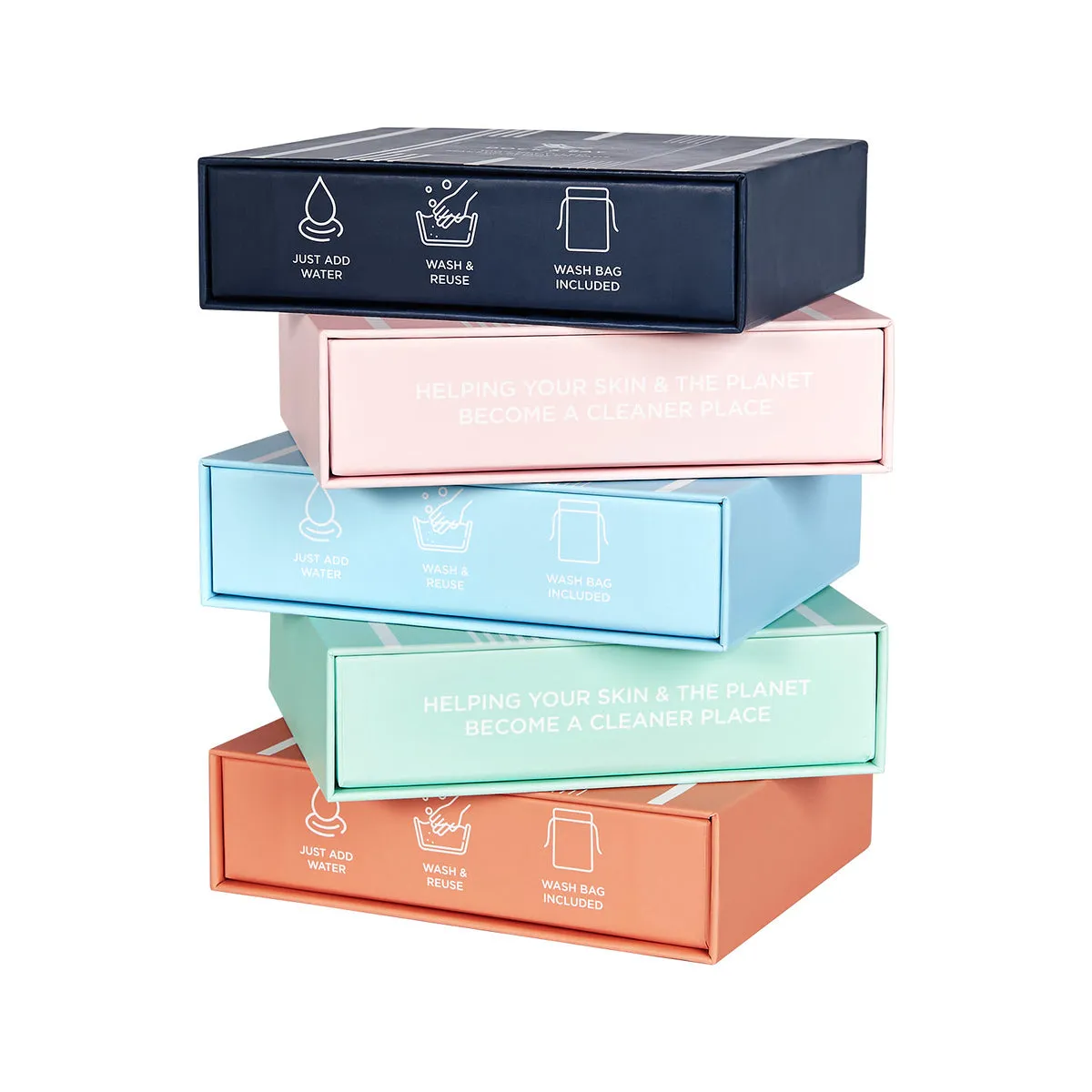 Dock & Bay Travel Makeup Removers - Eucalyptus Green