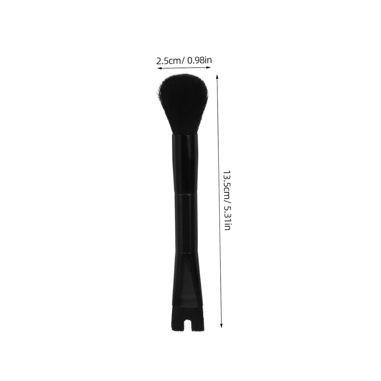Double Headed Makeup Brush for Nose Contouring and Loose Application Versatile Brushes for Women for Liquid Foundation and Highlighter