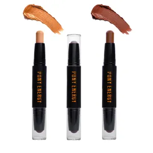 Double-Shaded Contour Stick